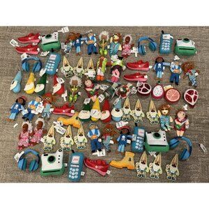 WONDERSHOP TARGET 2023 FELT XMAS ORNAMENTS LOT 66 PIRATE LLAMA GNOME SHOE BIRD